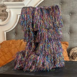 Cascading Dreams Tinsel Boots